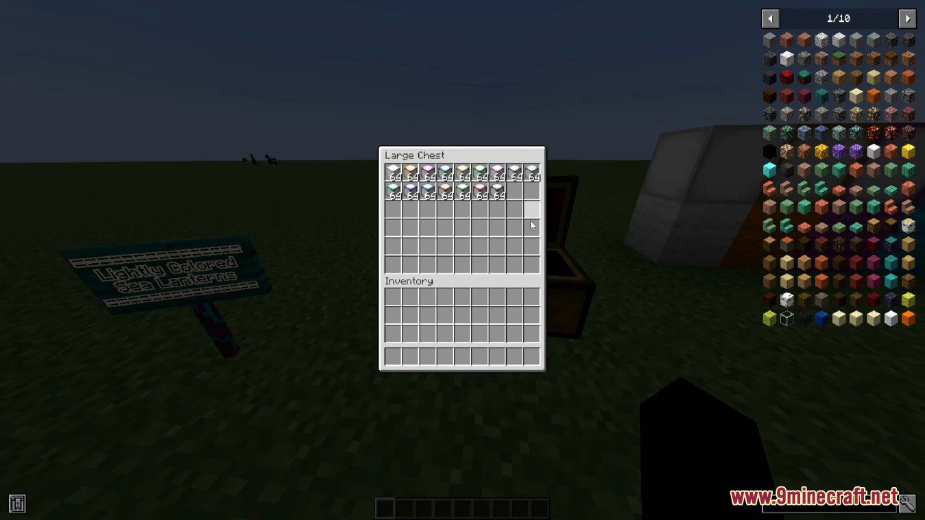 Lightly Colored Sea Lanterns Mod (1.19.1, 1.18.1) - New Light Source 2