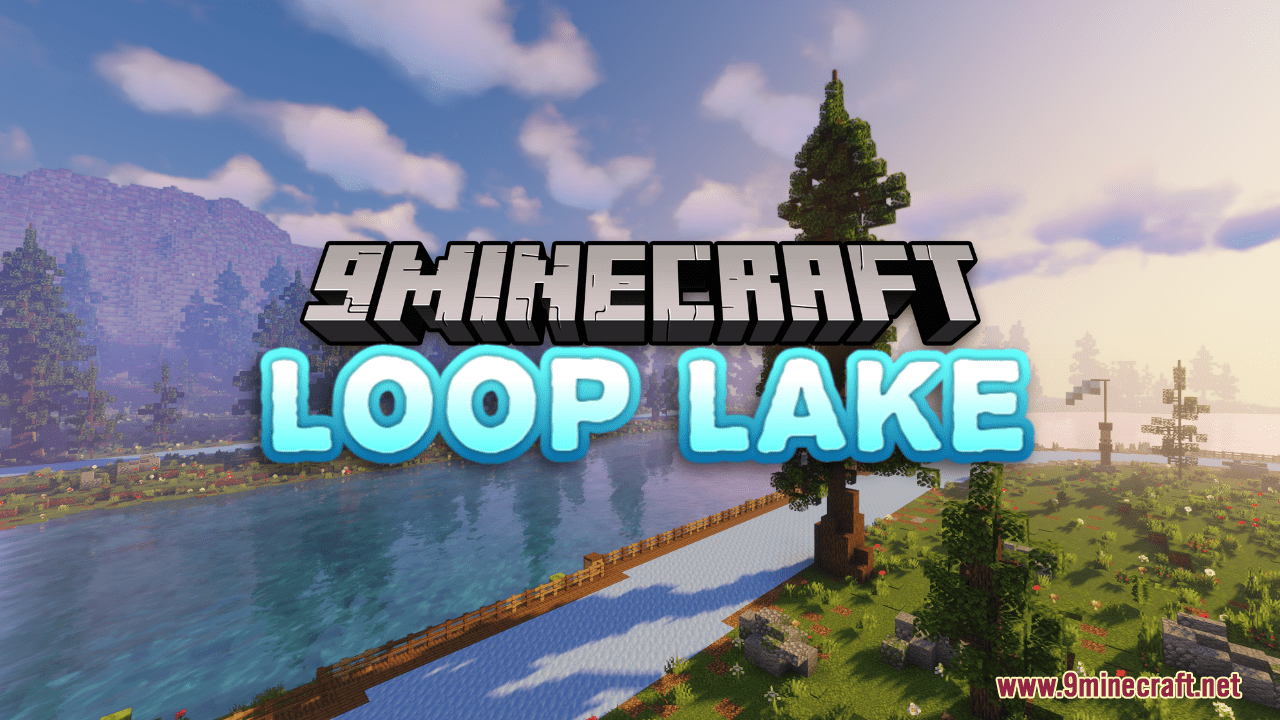 Loop Lake Map (1.21.1, 1.20.1) - Ice Boat Race Track 1