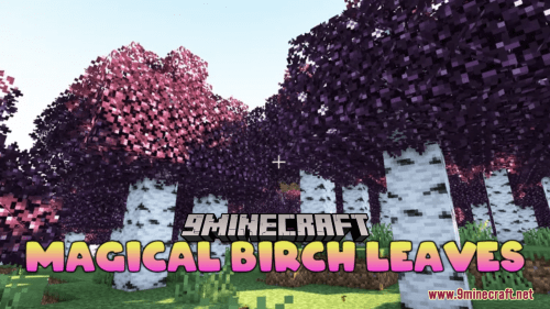 Magical Birch Leaves Resource Pack (1.20.6, 1.20.1) – Texture Pack Thumbnail