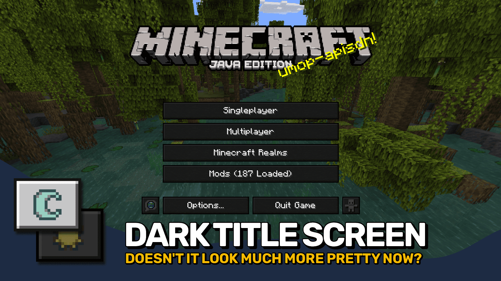 Mindful Darkness Mod (1.20.1, 1.19.4) - Turning Minecraft into Dark Mode 2