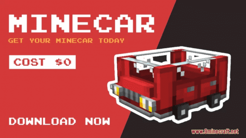 Minecar Resource Pack (1.20.6, 1.20.1) – Texture Pack Thumbnail