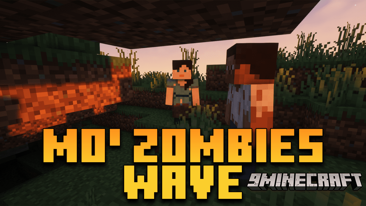 Mo' Zombies Wave Mod (1.20.1, 1.19.4) - Introducing New Types Of Zombies 1