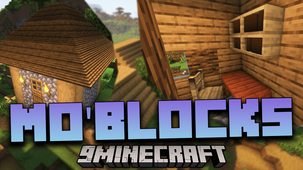 Mo'Blocks Mod (1.18.2, 1.16.5) - Bookshelves, Tables, Chairs And More 1