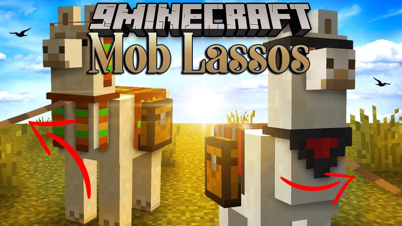 Mob Lassos Mod (1.20.1, 1.19.4) - Gotta Catch 'Em All 1