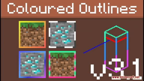 Multicolour Fade Outlines Resource Pack (1.20.6, 1.20.1) – Texture Pack Thumbnail