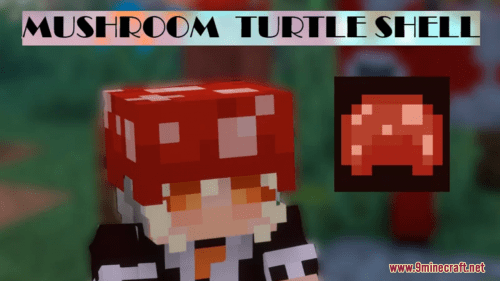 Mushroom Turtle Shell Resource Pack (1.20.6, 1.20.1) – Texture Pack Thumbnail