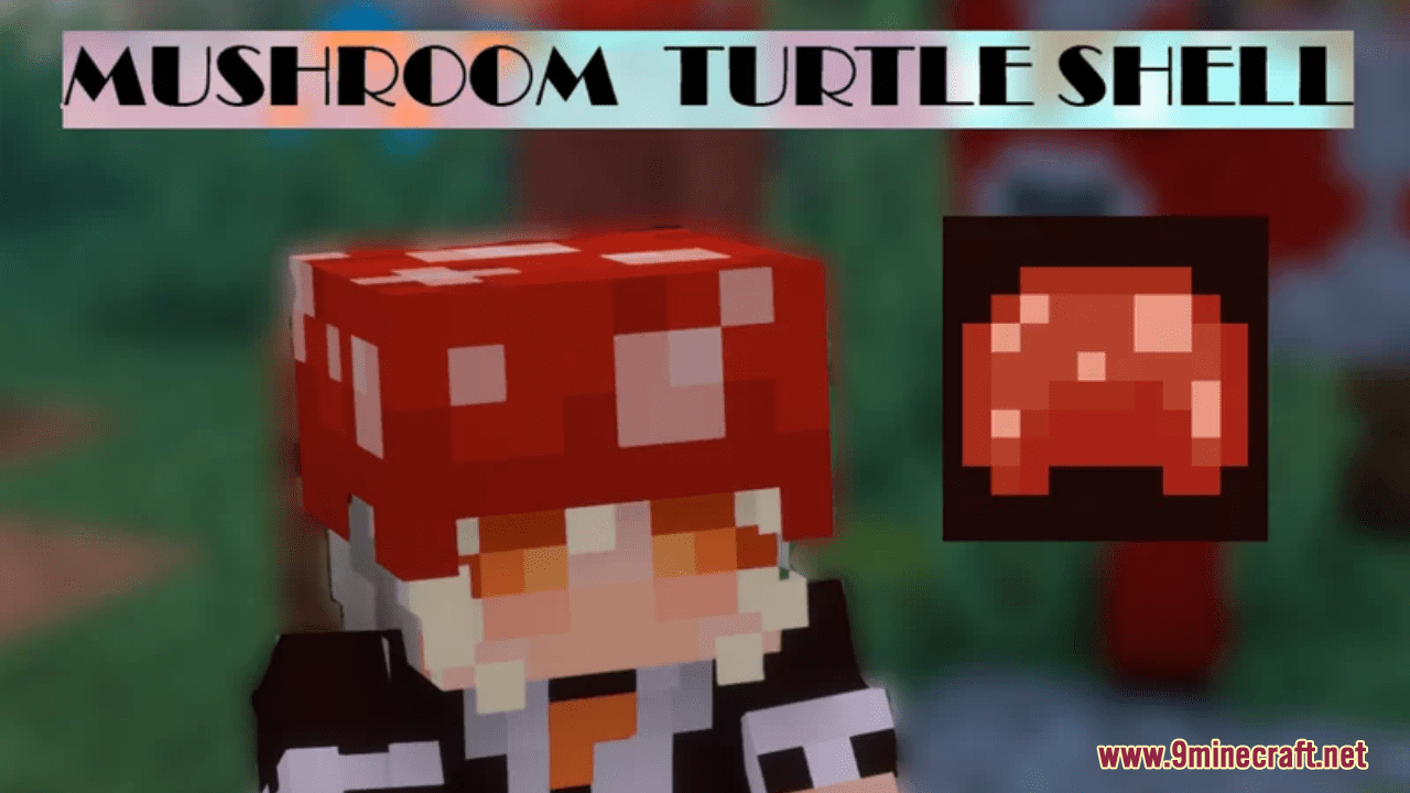 Mushroom Turtle Shell Resource Pack (1.20.6, 1.20.1) - Texture Pack 1