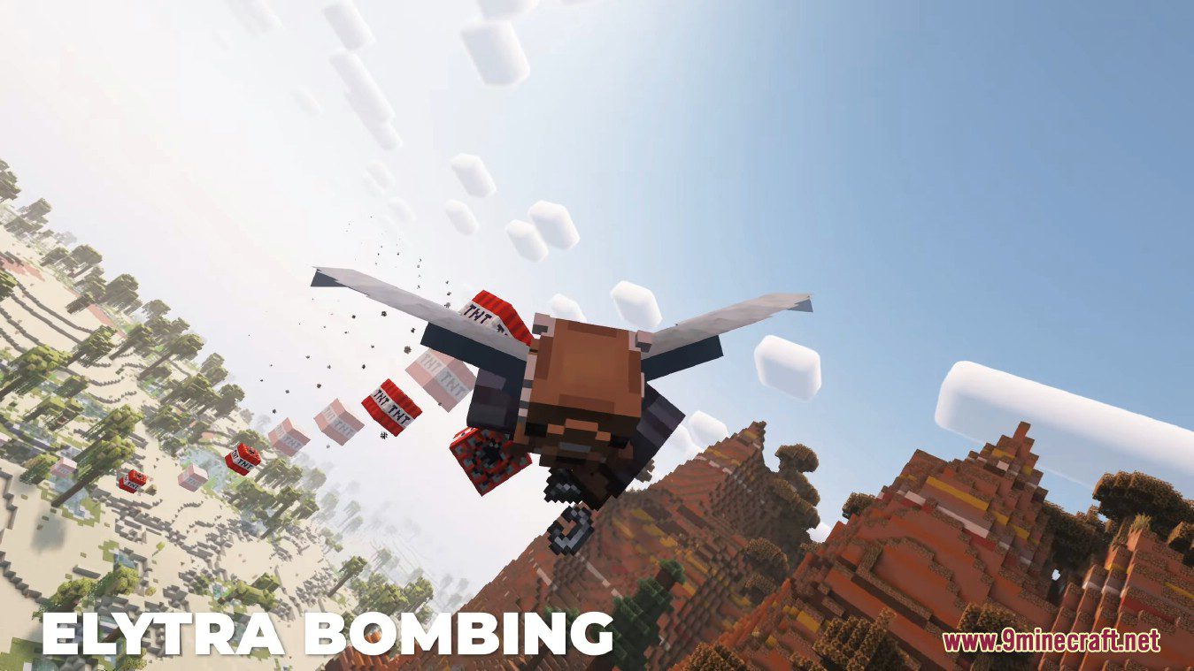 Nad2040's Elytra Bombing Mod (1.19.4, 1.19.2) - Drop TNT When Flying 6