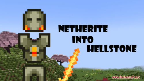 Netherite To Hellstone Resource Pack (1.20.6, 1.20.1) – Texture Pack Thumbnail