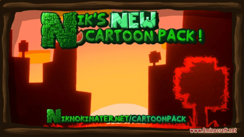 Nik’s New Cartoon Resource Pack (1.20.6, 1.20.1) – Texture Pack Thumbnail