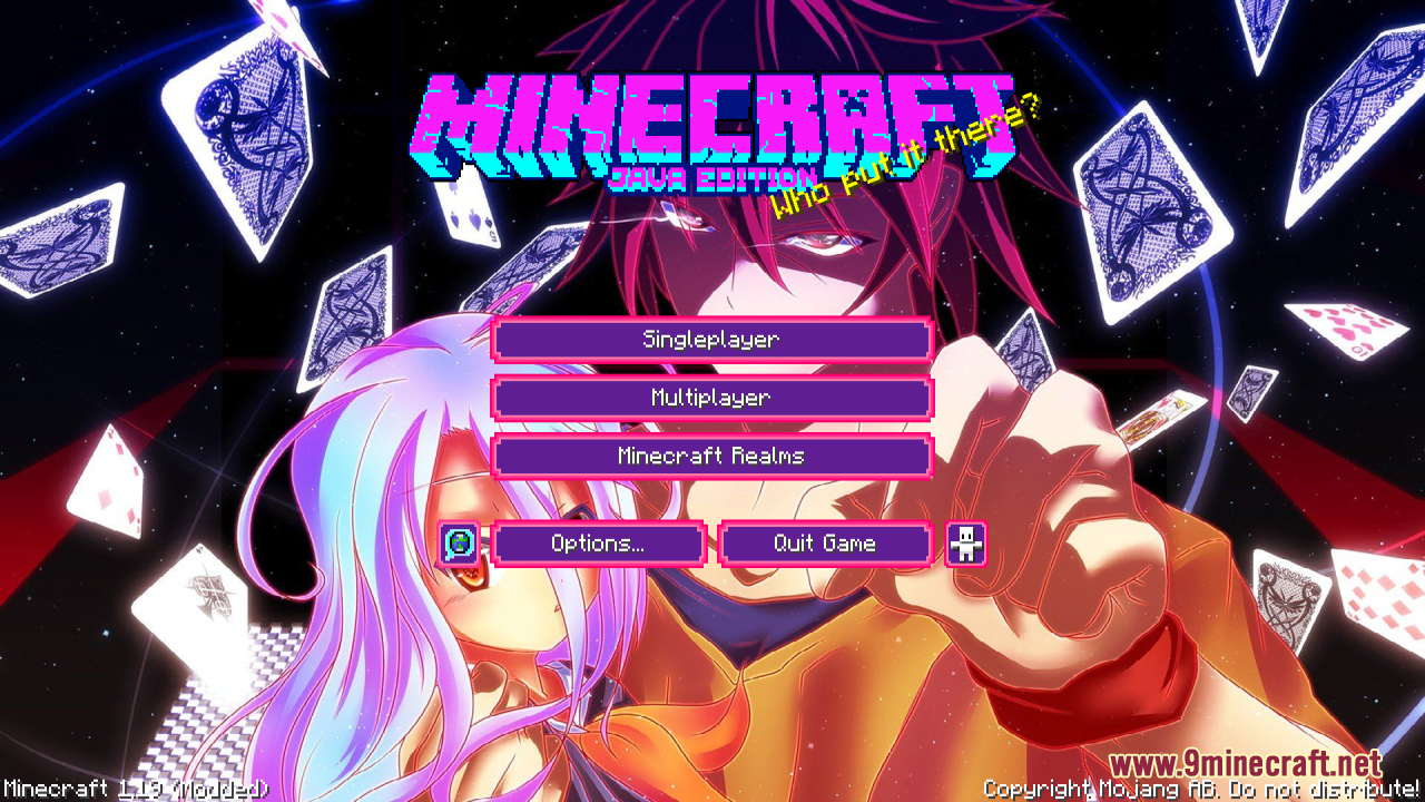 No Game No Life Custom GUI Resource Pack (1.20.6, 1.20.1) - Texture Pack 1