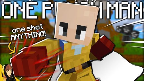 One Punch Man Mod (1.16.5) – Becoming Saitama, One Shot Anything Thumbnail