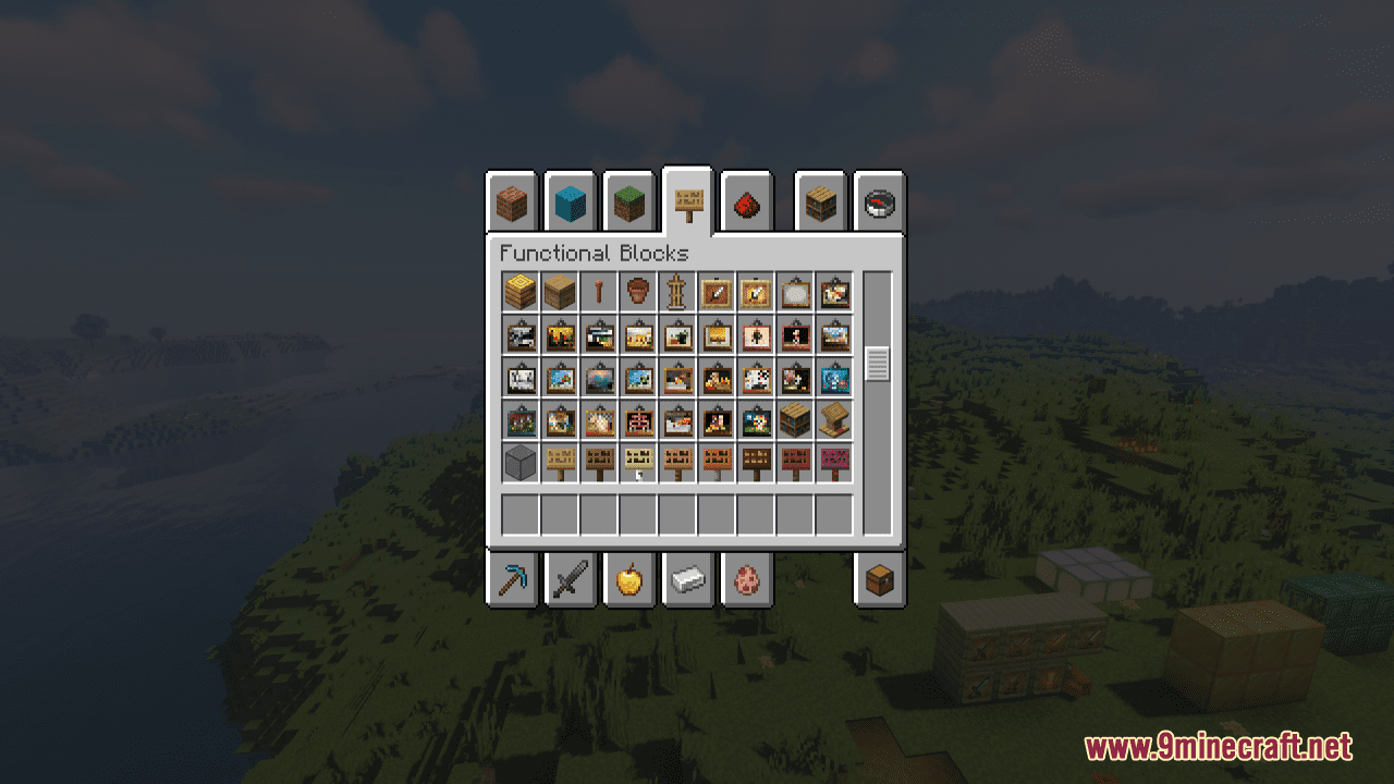 Painting Item Variants Resource Pack (1.20.6, 1.20.1) - Texture Pack 2