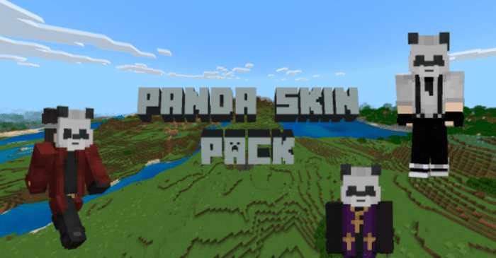 Panda Skin Pack (1.19) - MCPE/Bedrock 1