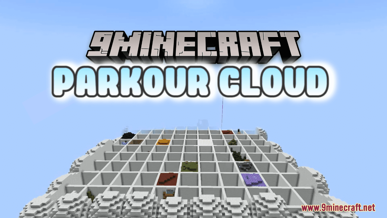 Parkour Cloud Map (1.21.1, 1.20.1) - 100 Levels of Parkour 1