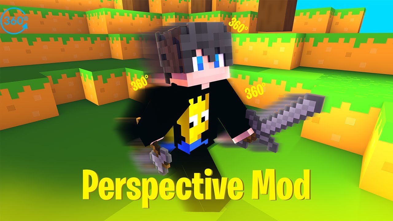 Perspective Mod (1.20.2, 1.19.4) - Freelook on Hypixel 1