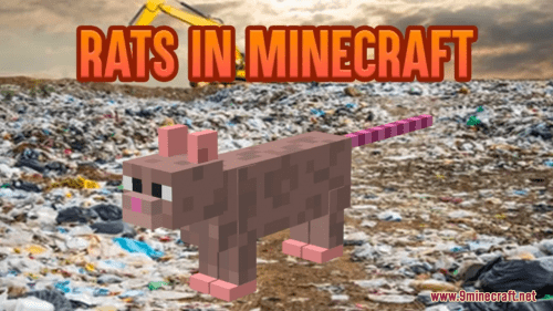 Rats In Minecraft Resource Pack (1.20.6, 1.20.1) – Texture Pack Thumbnail