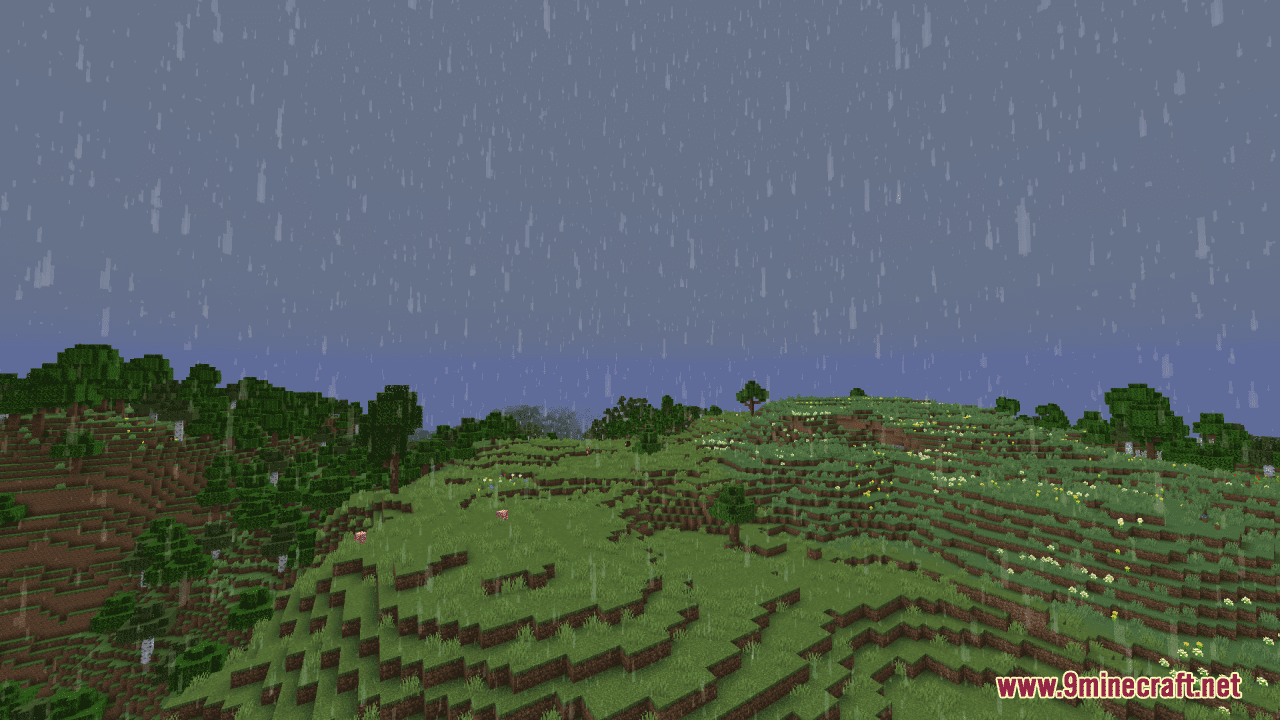 Realistic Rainfall Resource Pack (1.20.6, 1.20.1) - Texture Pack 2