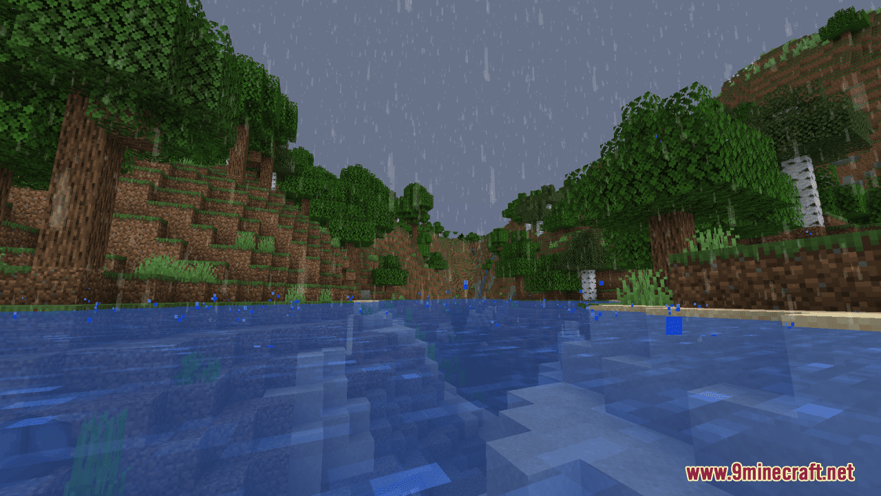 Realistic Rainfall Resource Pack (1.20.6, 1.20.1) - Texture Pack 11