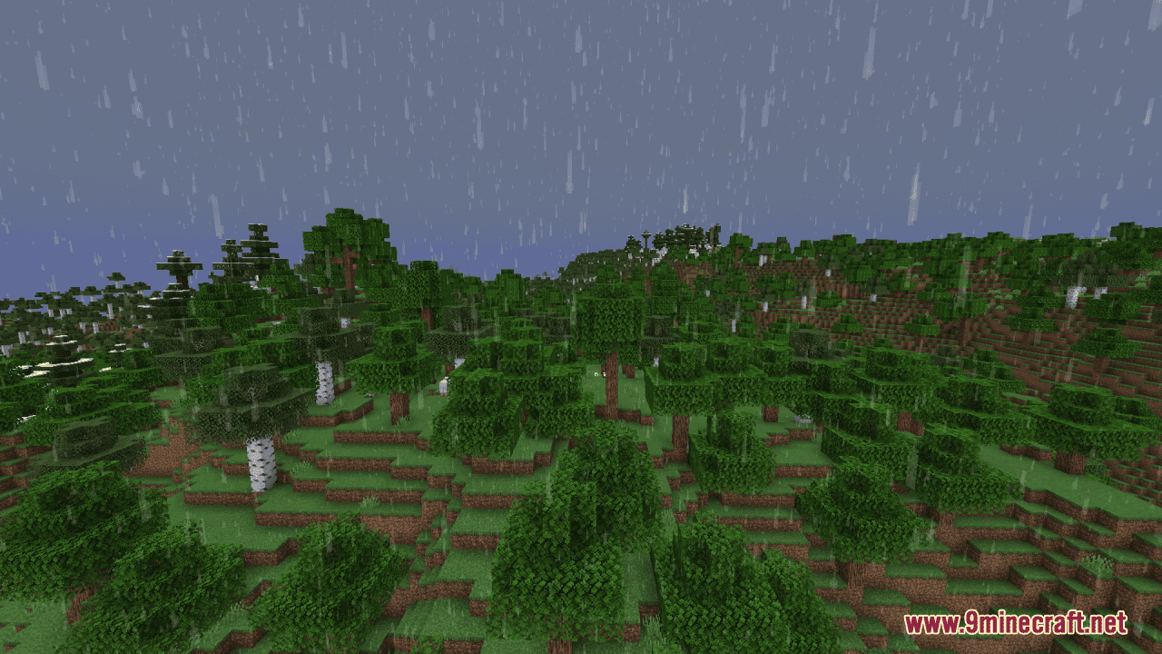 Realistic Rainfall Resource Pack (1.20.6, 1.20.1) - Texture Pack 4