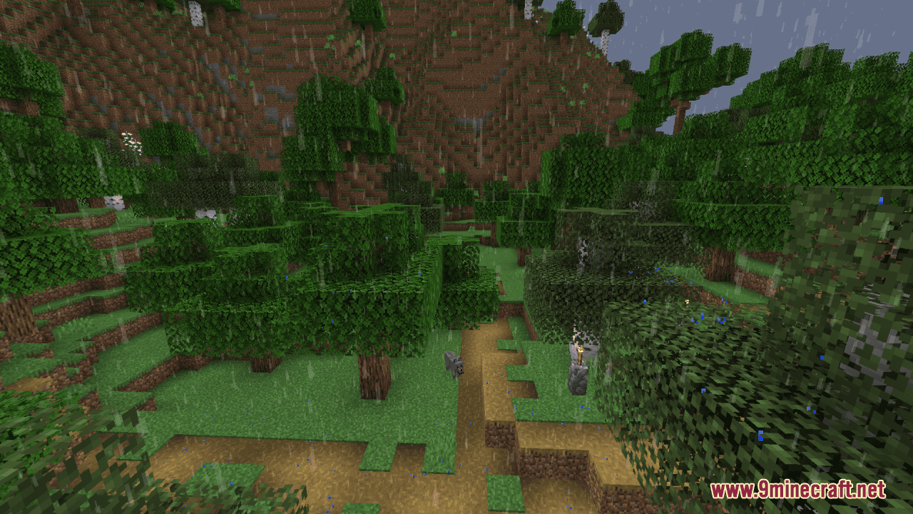 Realistic Rainfall Resource Pack (1.20.6, 1.20.1) - Texture Pack 8