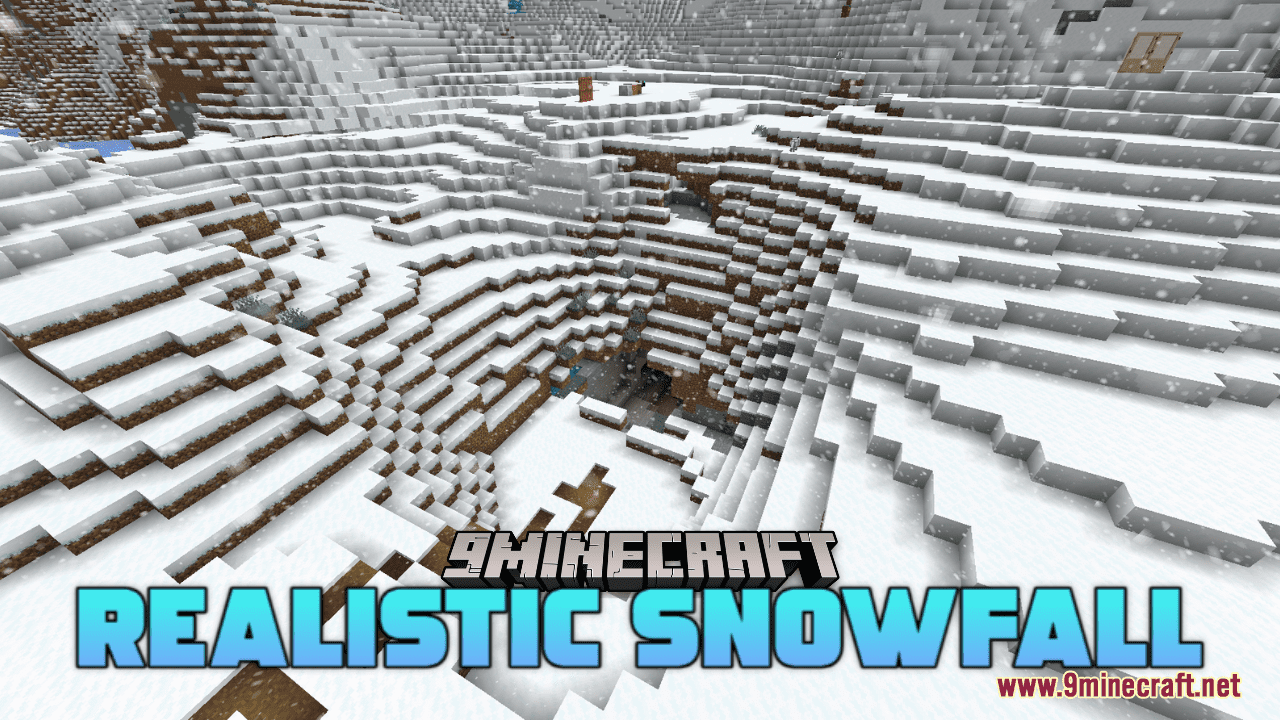 Realistic Snowfall Resource Pack (1.20.6, 1.20.1) - Texture Pack 1