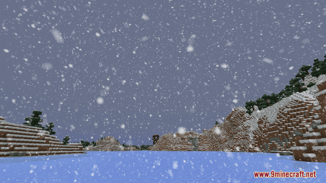 Realistic Snowfall Resource Pack (1.20.6, 1.20.1) - Texture Pack 12