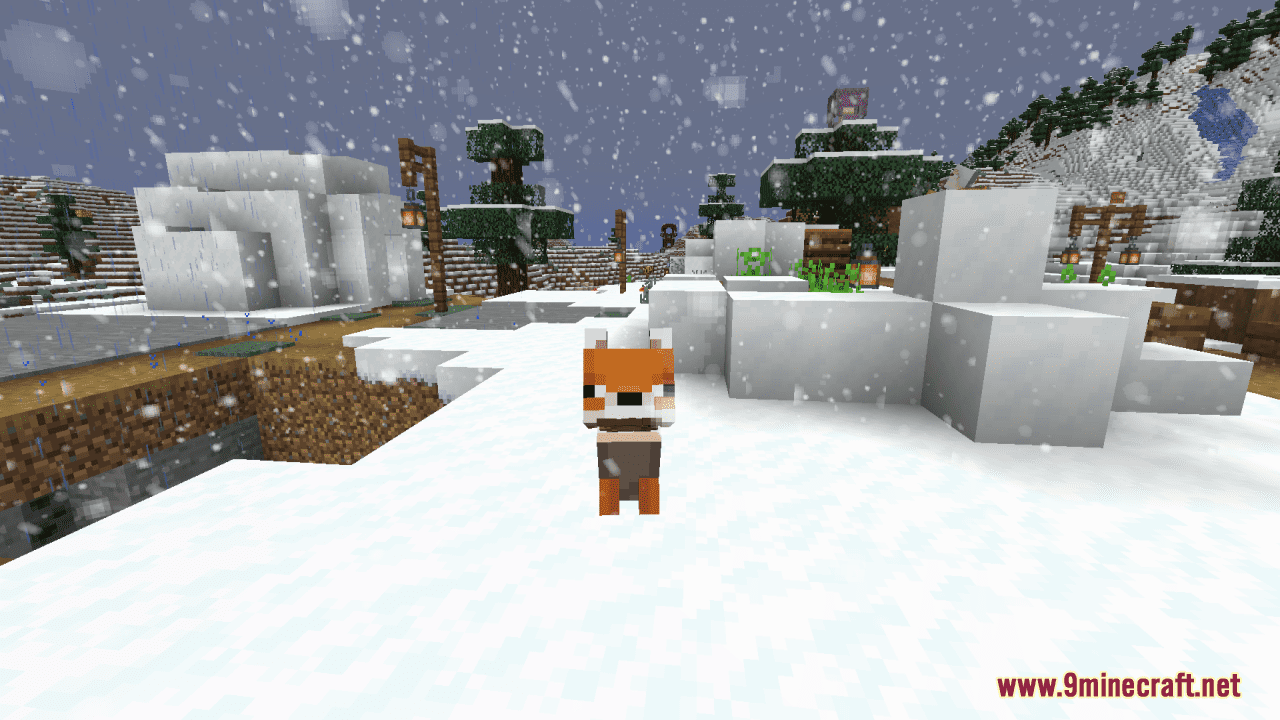 Realistic Snowfall Resource Pack (1.20.6, 1.20.1) - Texture Pack 4