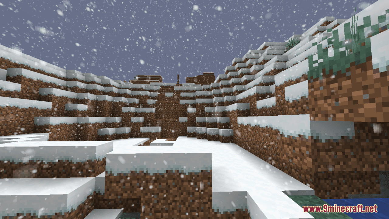 Realistic Snowfall Resource Pack (1.20.6, 1.20.1) - Texture Pack 8