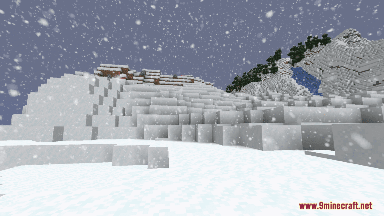 Realistic Snowfall Resource Pack (1.20.6, 1.20.1) - Texture Pack 9