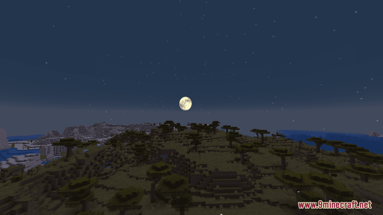 Realistic Sun and Moon Resource Pack (1.20.4, 1.19.4) - Texture Pack 11