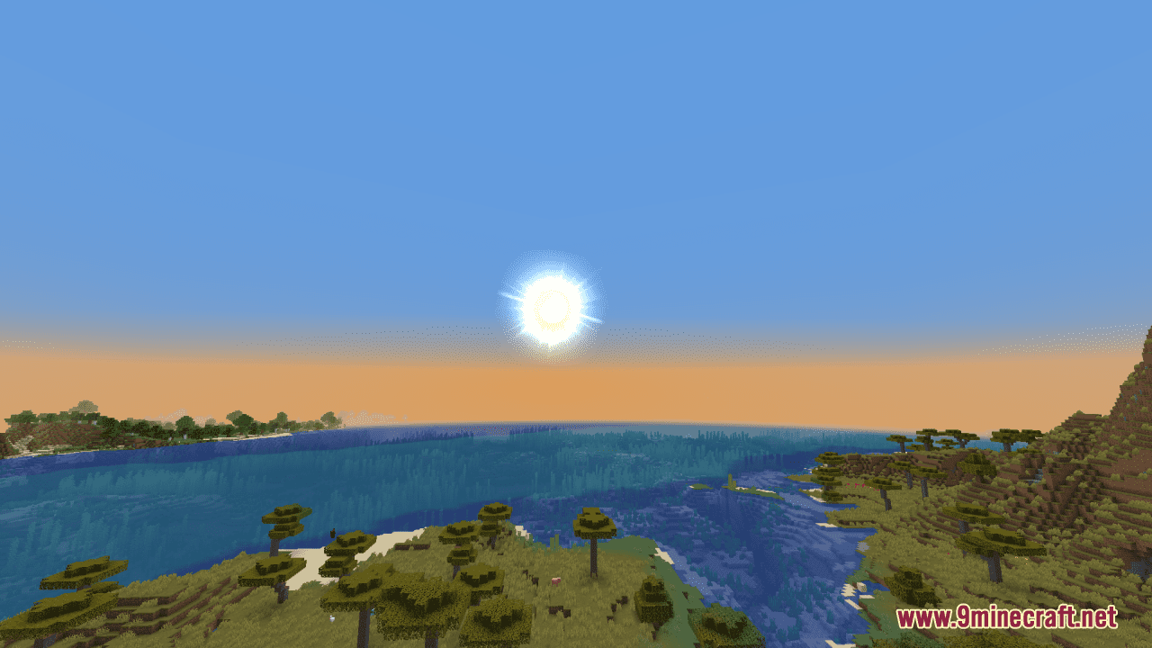 Realistic Sun and Moon Resource Pack (1.20.4, 1.19.4) - Texture Pack 7