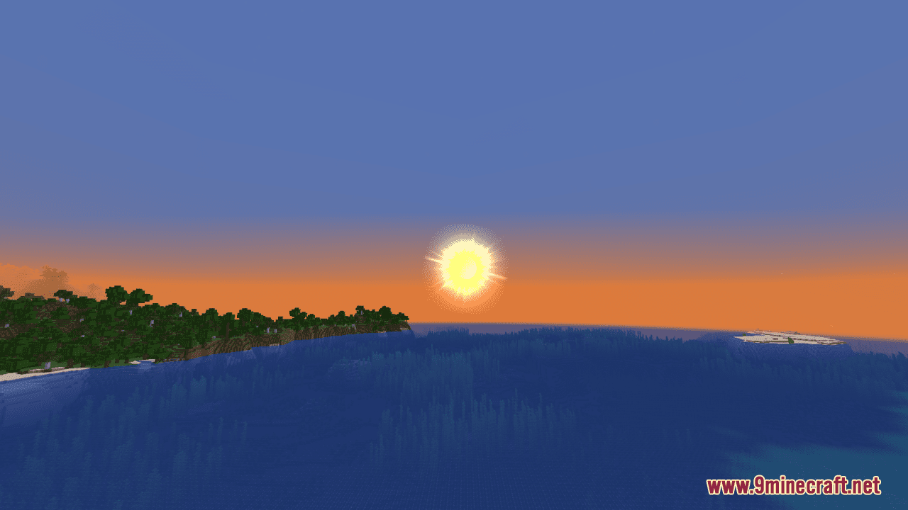 Realistic Sun and Moon Resource Pack (1.20.4, 1.19.4) - Texture Pack 6