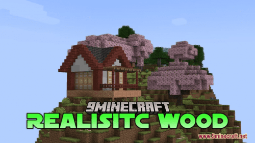 Realisitc Wood Resource Pack (1.19.4, 1.19.2) – Texture Pack Thumbnail