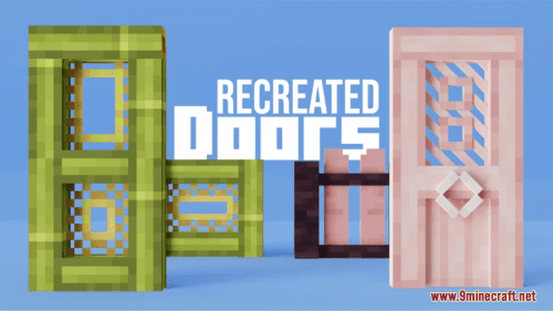 Recreated Doors Resource Pack (1.20.6, 1.20.1) – Texture Pack Thumbnail