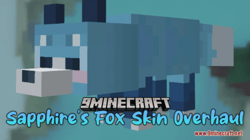 Sapphire’s Fox Skin Overhaul Resource Pack (1.20.6, 1.20.1) – Texture Pack Thumbnail