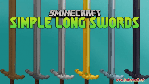 Simple Long Swords Resource Pack (1.20.6, 1.20.1) – Texture Pack Thumbnail