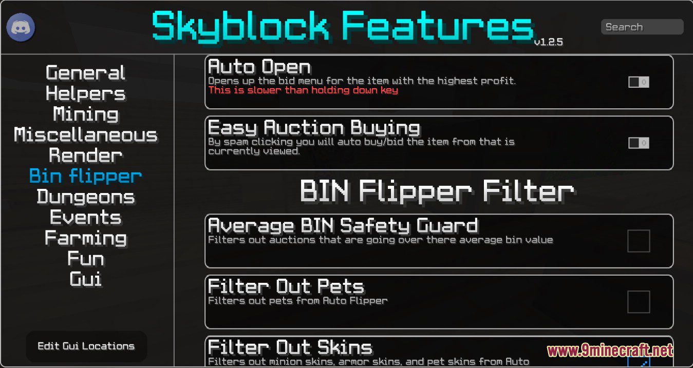 Skyblock Features Mod (1.8.9) - Very Useful for Hypixel SkyBlock 4