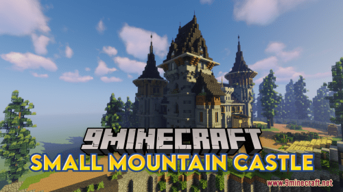 Small Mountain Castle Map (1.19.4, 1.18.2) – Survival Base Thumbnail