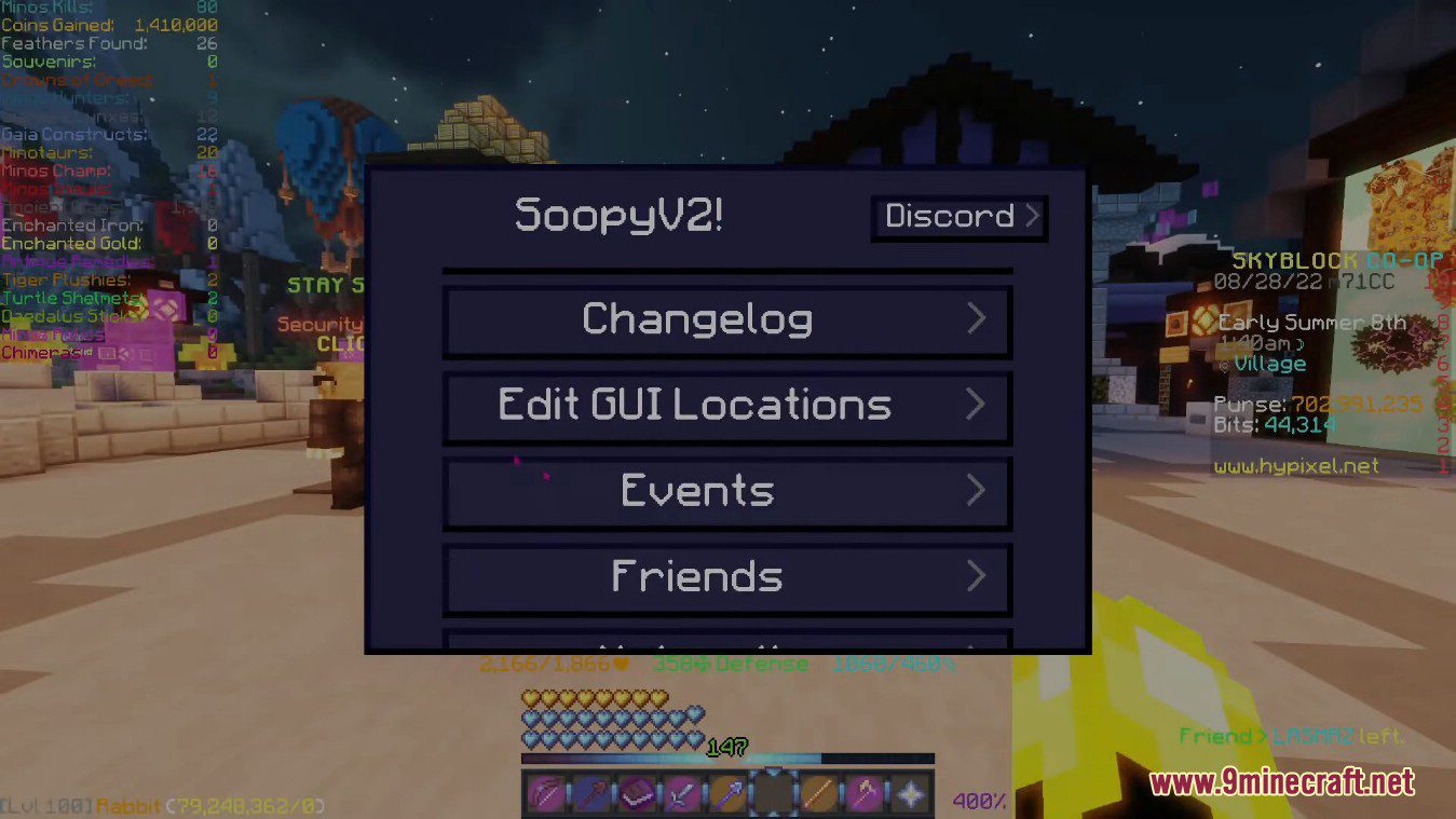 Soopy Mod (1.8.9) - Many QoL Features for Hypixel 2