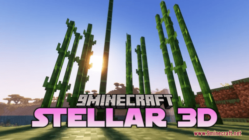 Stellar 3D Resource Pack (1.20.6, 1.20.1) – Texture Pack Thumbnail