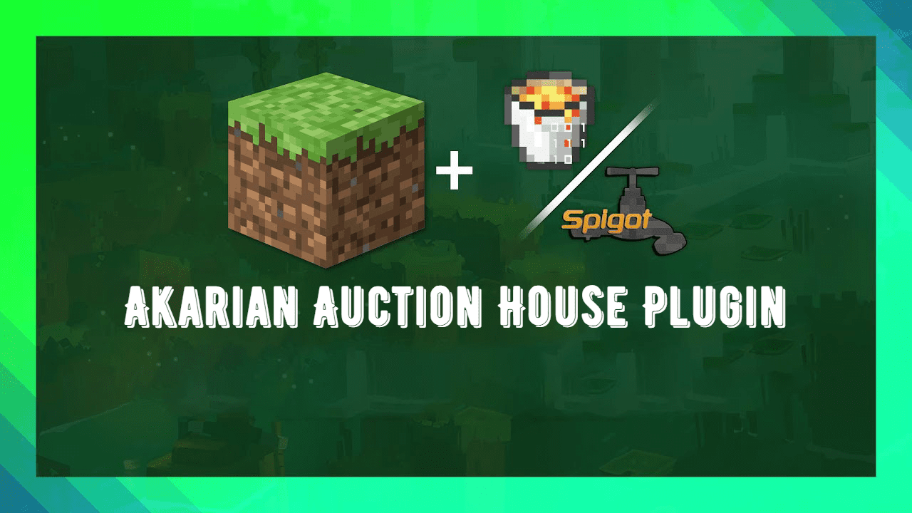 Akarian Auction House Plugin (1.19.4, 1.18.2) – Spigot 1