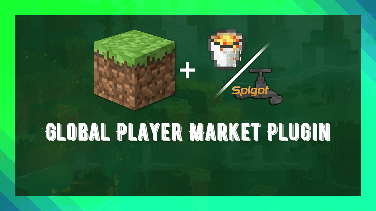 Global Player Market Plugin (1.19.4, 1.18.2) – Spigot 1