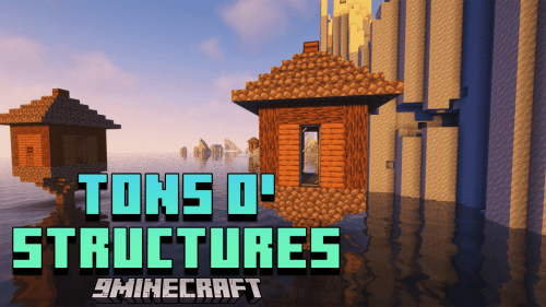 Tons o’ Structures Mod (1.19.2, 1.18.2) – Discover New structures Thumbnail