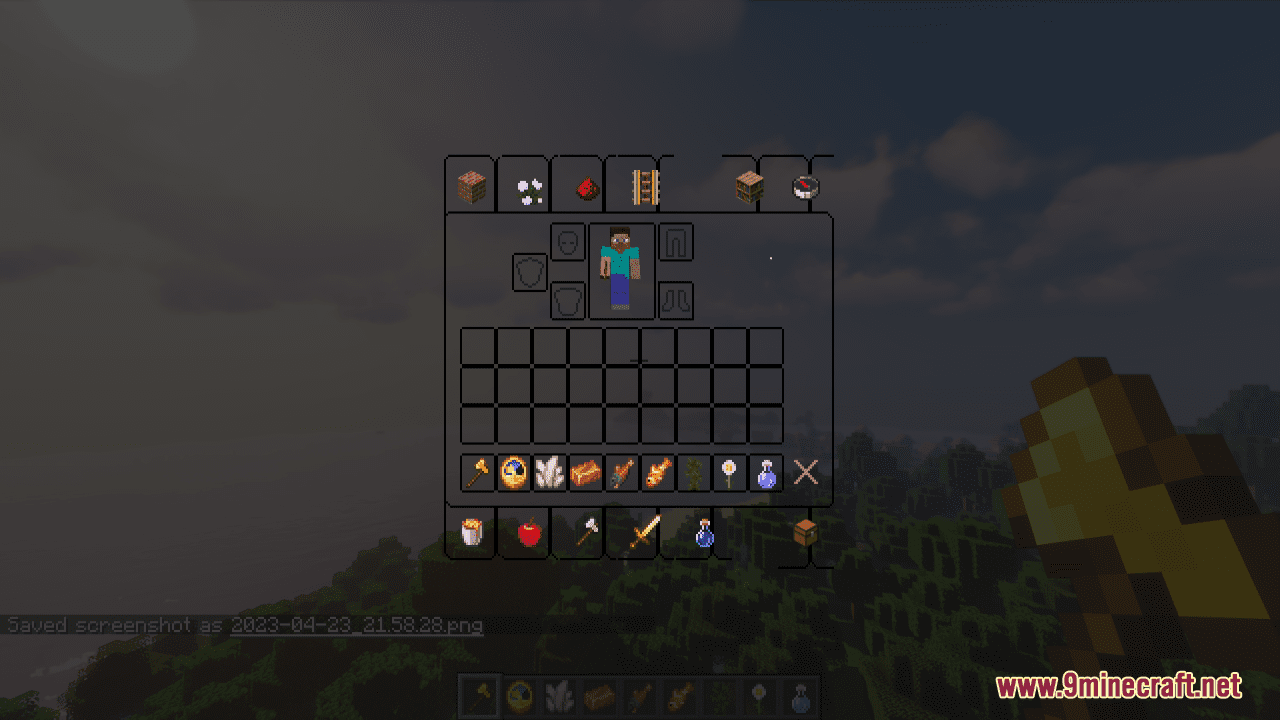 Transparent GUI Resource Pack (1.19.4, 1.19.2) - Texture Pack 5