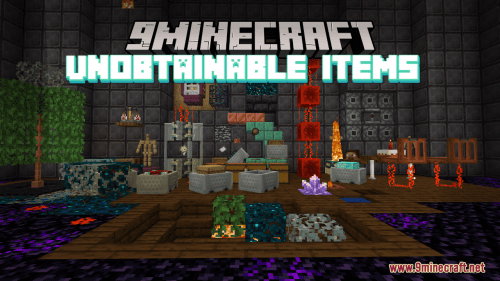 Unobtainable Items Map (1.19.4, 1.18.2) – Can You Name Them All? Thumbnail
