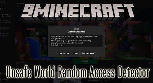 Unsafe World Random Access Detector Mod (1.20.6, 1.20.1) – Debug Information Thumbnail