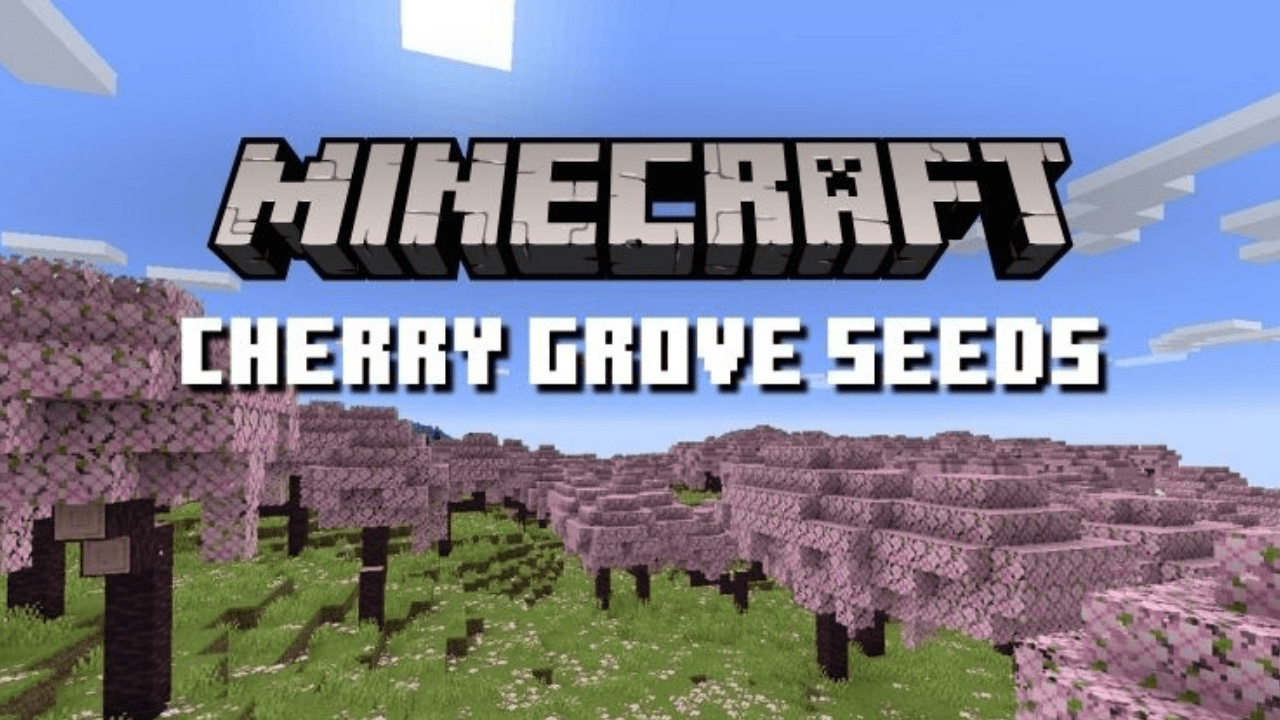 3 Best New Cherry Grove Biome Seeds For Minecraft (1.20.6, 1.20.1) - Java Edition 1