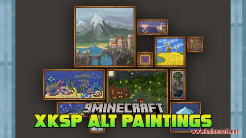 XKSP Alt Paintings Resource Pack (1.20.6, 1.20.1) – Texture Pack Thumbnail