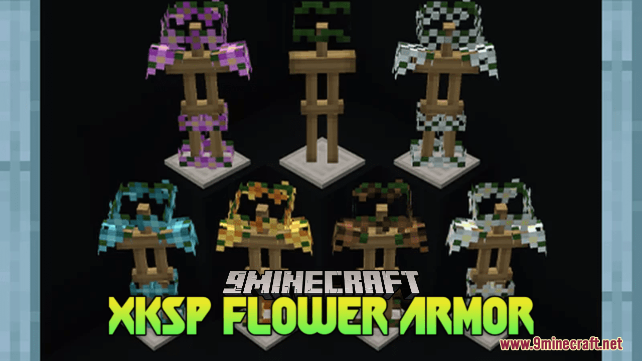 XKSP Flower Armor Resource Pack (1.20.4, 1.19.4) - Texture Pack 1